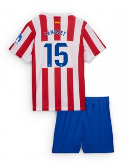 Atletico Madrid Clement Lenglet #15 Replika Hemmakläder Barn 2025-26 Kortärmad (+ byxor)